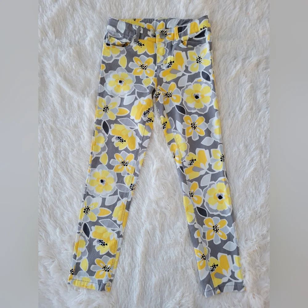 Gymboree 3 Piece Outfit So Bright Spring Yellow And Gray Size 7/8 Girls